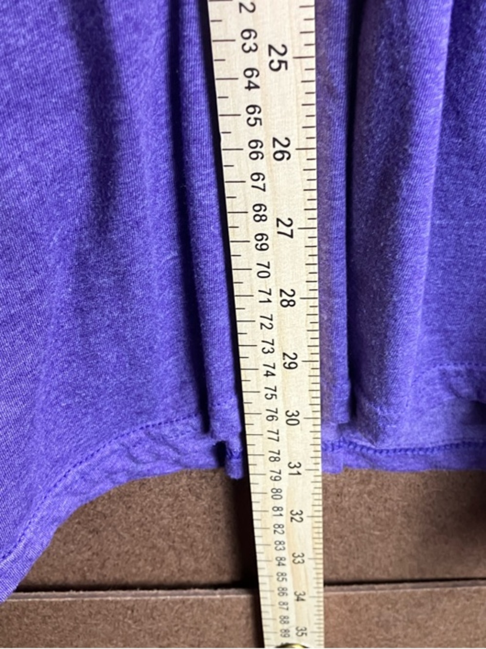 Anvil Purple Knit Hoodie - Picture 7 of 8